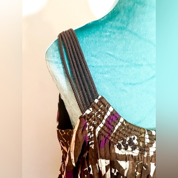 Jones New York Geometric Print Dress, Vibrant Tribal Pattern, Size 14-Bold Style - Picture 7 of 15